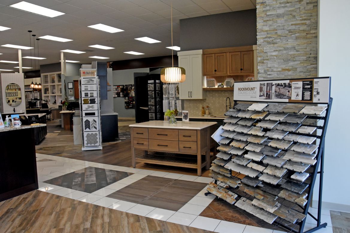 Mother and baby playing on a hardwood floor