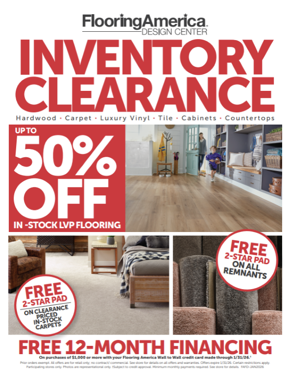 50% off In-Stock LVP Flooring 