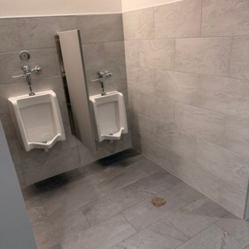 tile floors in hallway